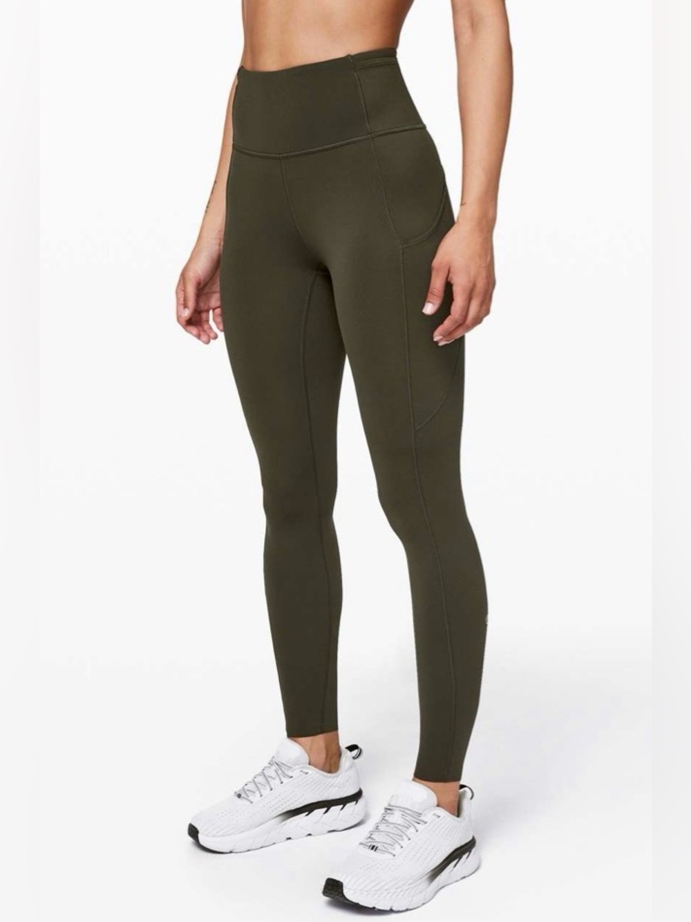 Lululemon Women's Fast and Free Tight 31" *Non-Reflective In Dark Olive Size 6